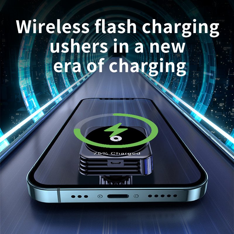 2024 Electronic Refrigeration Car Wireless Charger Car Holder Magnetic Wireless Car Charger
