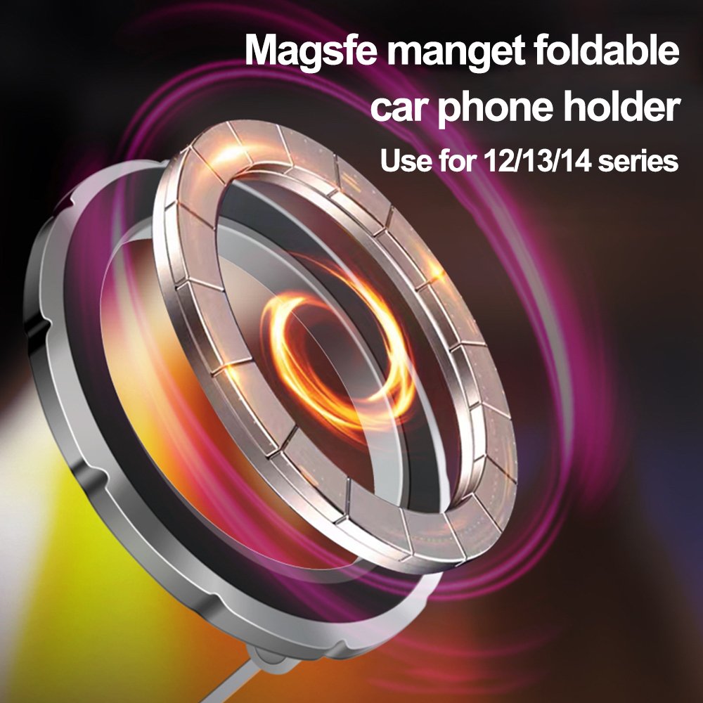 Car Mount, Strong Magnet 360 Rotation Magnet Phone Holder for Car, for iPhone Car Holder Mount Dash Phone Mount
