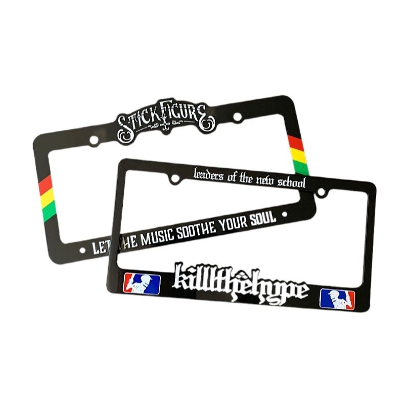 Wholesale US size custom plate number holder license plate cover car license plate frame License Frame
