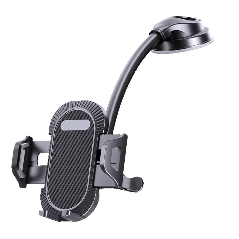 Adjustable Car Long Neck Phone Holder With Dashboard/Front Windshield Phone Seat With Automatic Lock