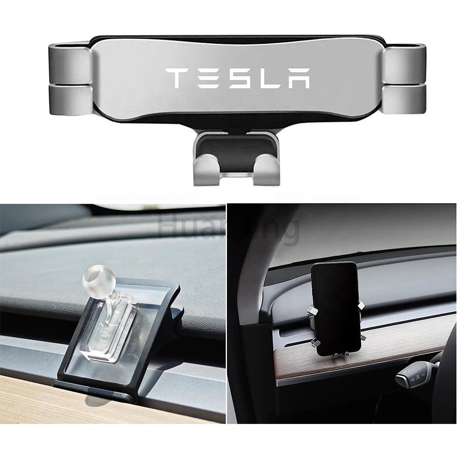 Car Interior Accessories ABS Gravity Car Phone Holder for Tesla Model 3 Model Y