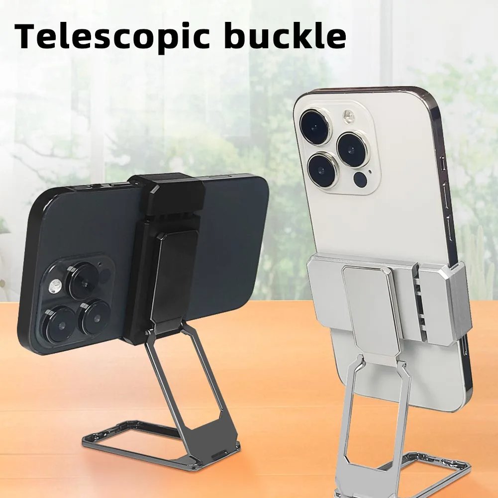 Trending Products 2024 New Foldable Bracket 360 Rotation Adjustable Magnetic Metal Clip Folding Phone Stand Car Phone Holder