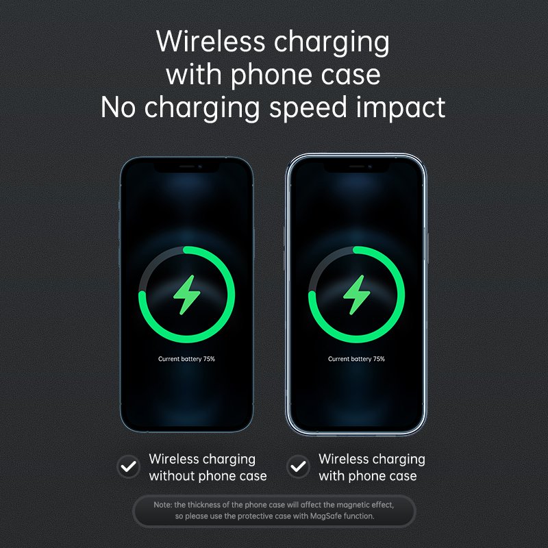 JOYROOM Magnet Holder Air Vent Mount Phone Car Holder OEM 15W Wireless Charger for iPhone 15