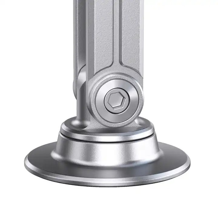 Dashboard High Grade Metal Mobile Phone Car Holder Magnetic Alloy Folding Durable Rotating Car Phone Holder Wholesale Stand