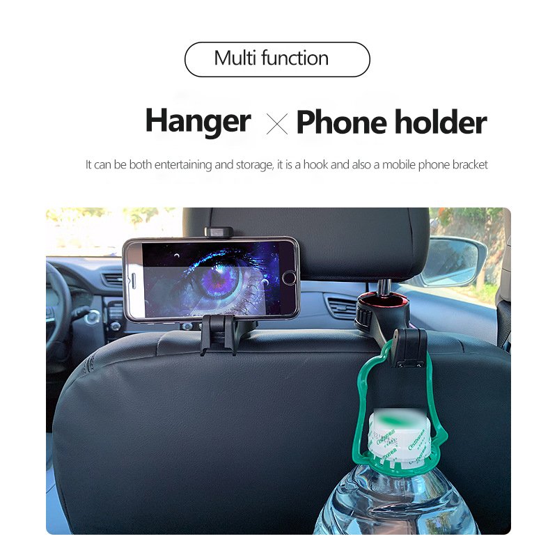 New Multi Function Universal Phone Bracket Car Seat Hanger Phone Holder For Car