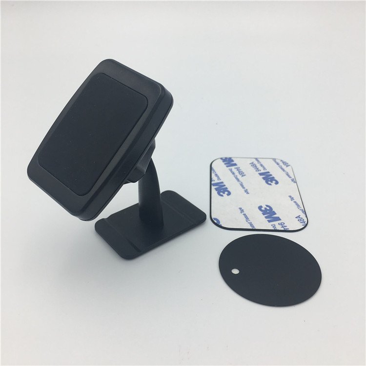 GREATYYT Universal Magnetic Car Phone Mount with Strong 3M Adhesive for Dashboard, Bendable Base and Metal Plates