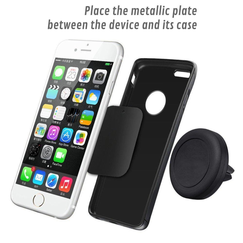 Promotional gifts OEM LOGO Universal Cell Phone Holder for Car Air Vent Mount Magnetic 360 Rotation Mobile Phone Holder
