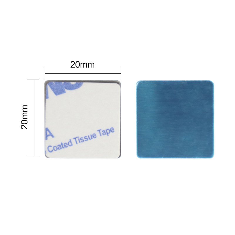 Thin Square Metal Plate Disk For Magnetic Car Phone Holder Iron Sheet Sticker Disk For Magnet Tablet Desk Phone Car Stand Mount