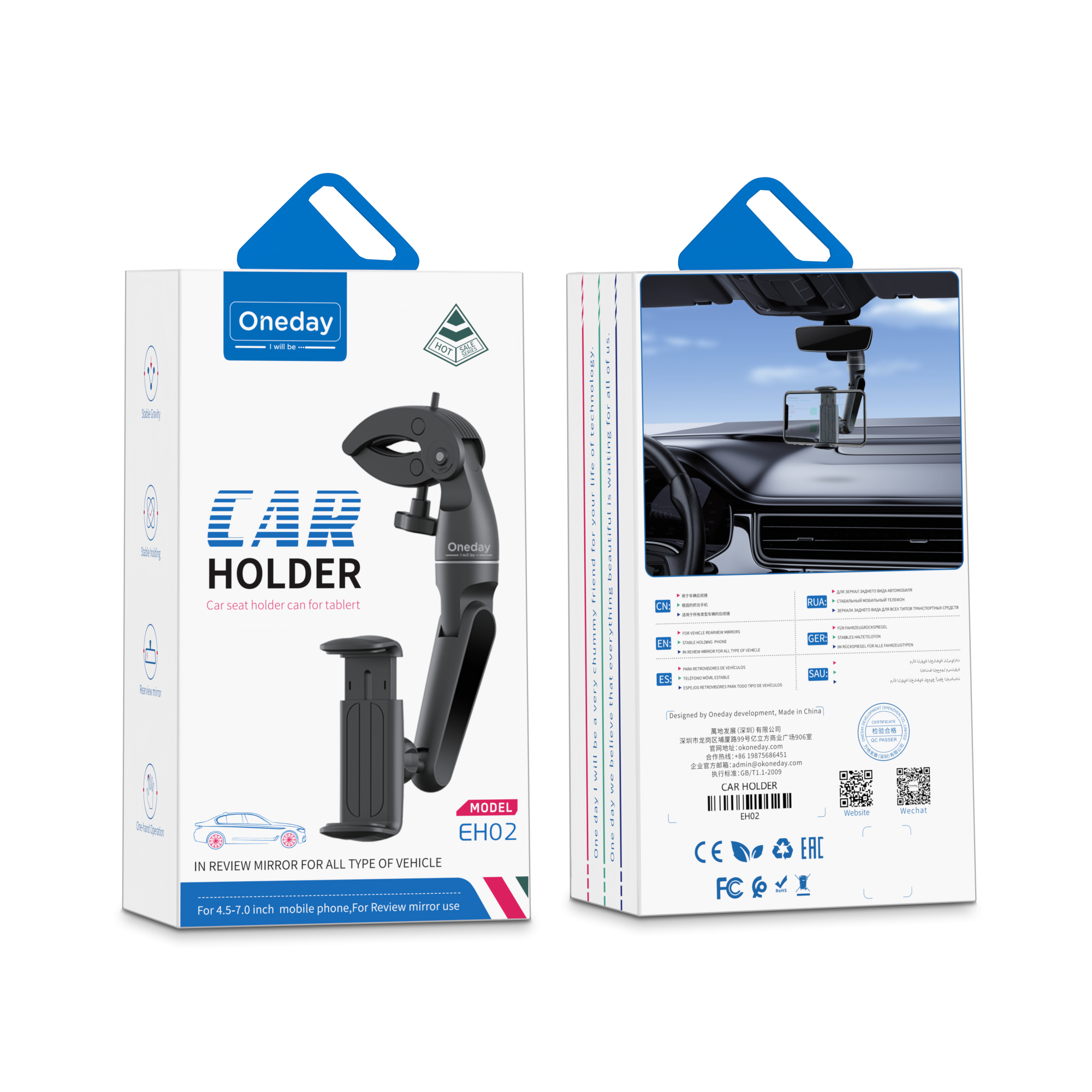 Sell like hotcakes Oneday EH02 Review mirror car holder