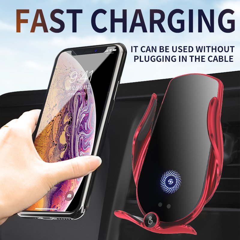 M1 M2 M3 Car Phone Holder Air Vent Cellphone Automatic Wireless Charger For LG G10 Sony Xperia Nokia Lumia Google Nexus 4 5 6