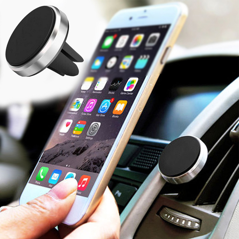 Factory price hot sell outlet vent mount Air vent clip cellphone car holder mobile phone bracket magnetic for car