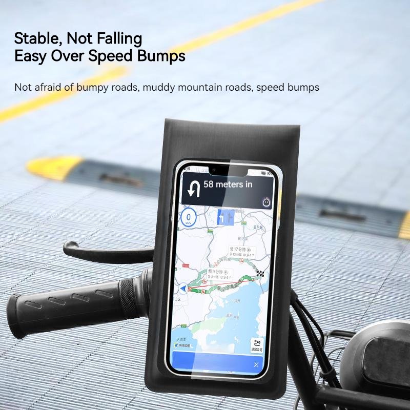 New Light Upgrade Holder Waterproof Motorcycle Mobile Phone Holder Mobile Phone Holder for Bike and Motorcycle