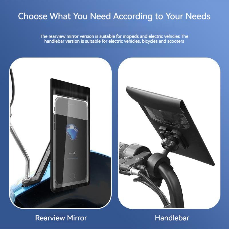 New Light Upgrade Holder Waterproof Motorcycle Mobile Phone Holder Mobile Phone Holder for Bike and Motorcycle