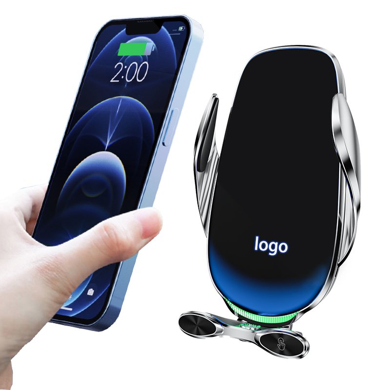 Factory Wholesale 15w Wireless Car Phone Holder Supports Magnetic Charging Auto Sensor Cell Phone Holder