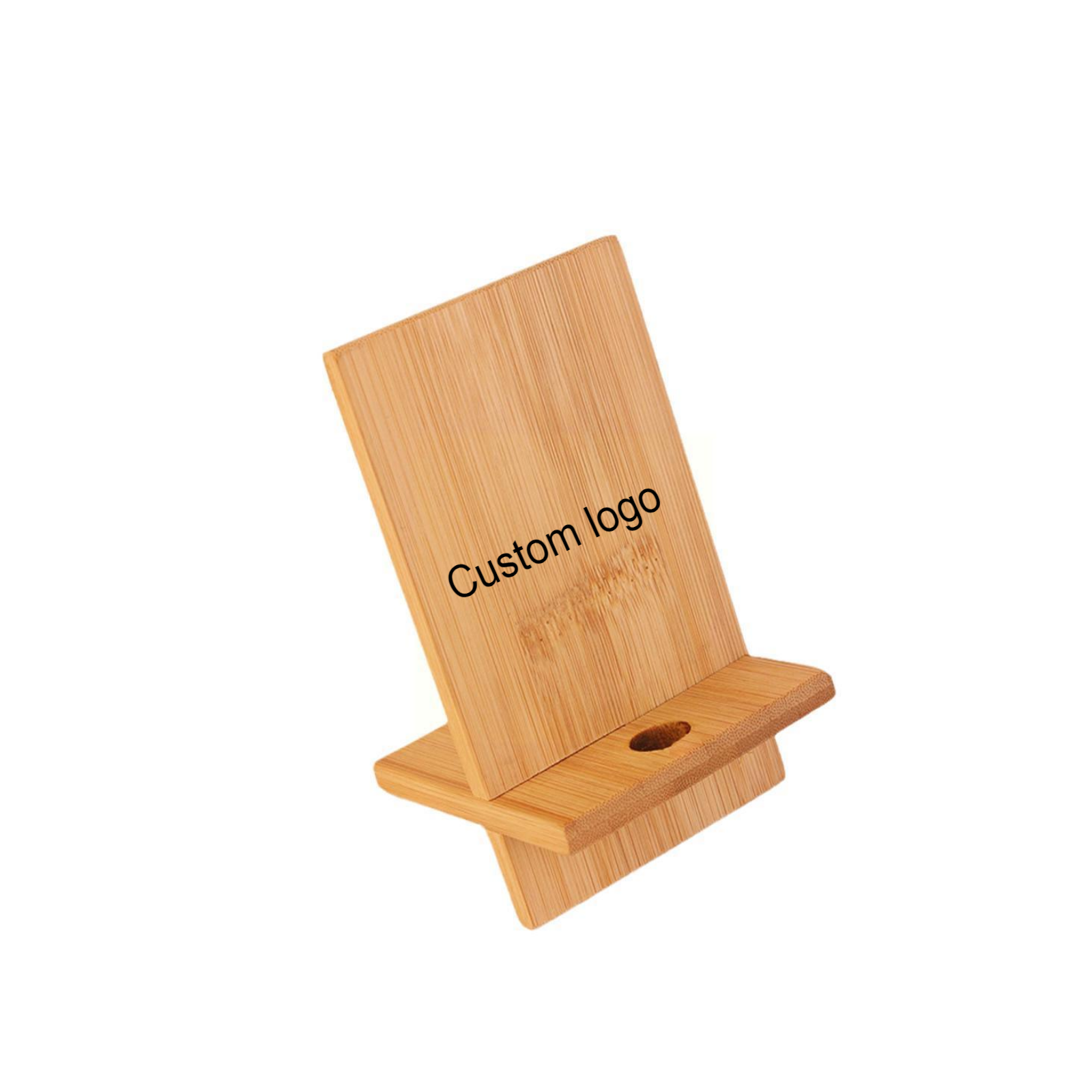 Lazy Assembled Wooden Bamboo Phone Holder Stand Mobile Smartphone Support Tablet Stand For Desk Cell Phone Holders Stand