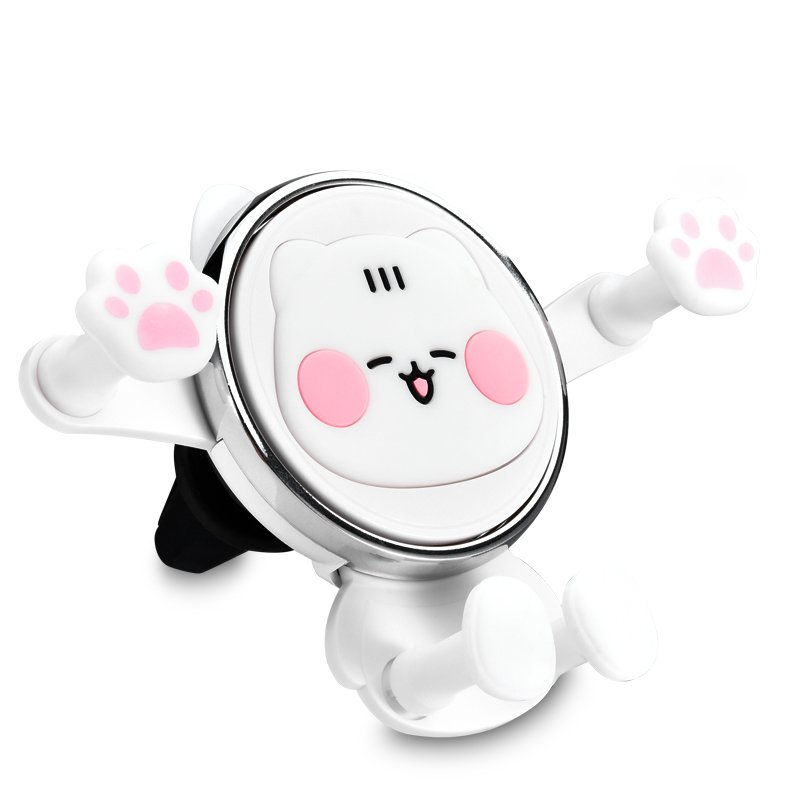 Icarer Family Universal Mobile Cell Phone Accessories Mount Cute Giraffe Silicon Car Air Vent Smart Phone Holder