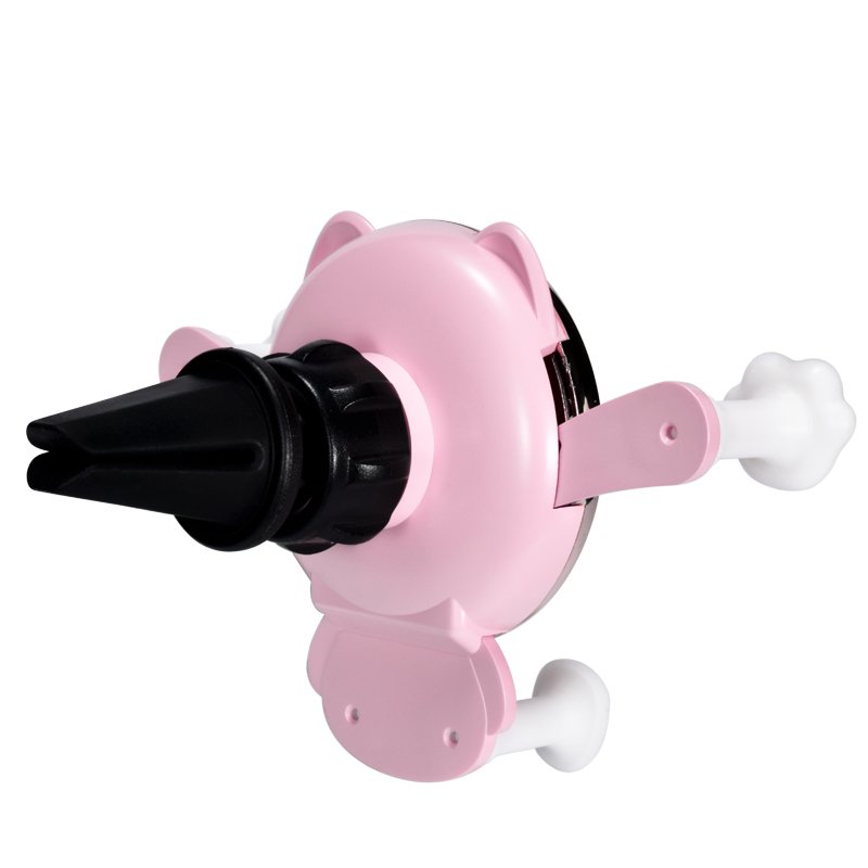 Icarer Family Universal Mobile Cell Phone Accessories Mount Cute Giraffe Silicon Car Air Vent Smart Phone Holder