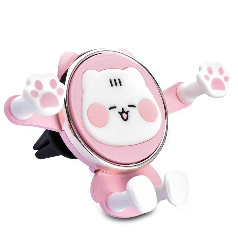 Icarer Family Universal Mobile Cell Phone Accessories Mount Cute Giraffe Silicon Car Air Vent Smart Phone Holder