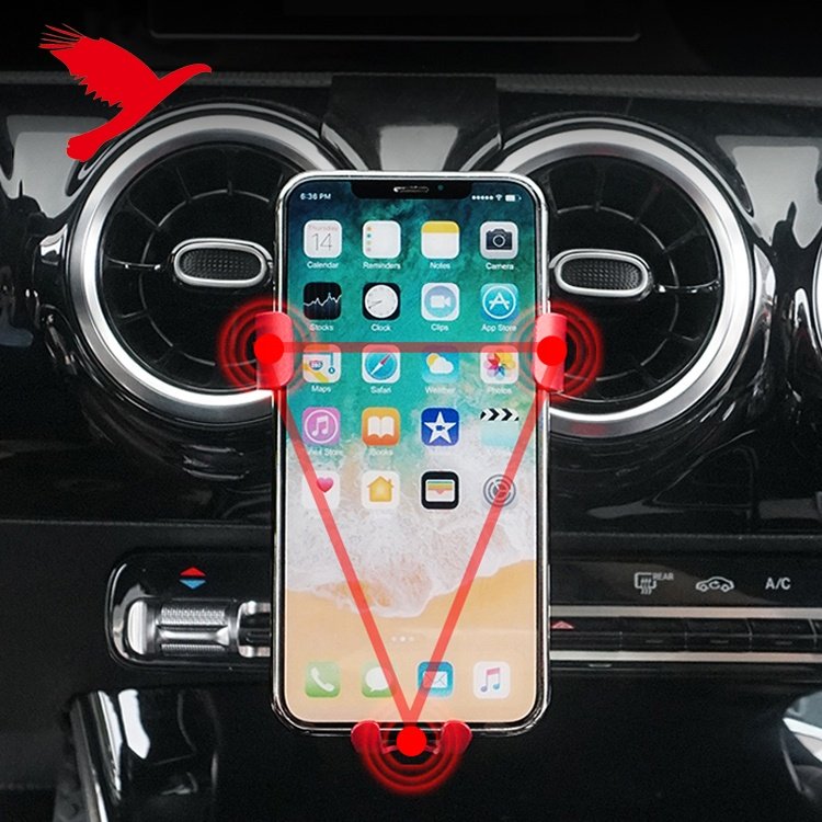 Car Holder Dashboard Console Air Vent Smartphone Holder for Mercedes-Benz A-Class W177 2019-2020