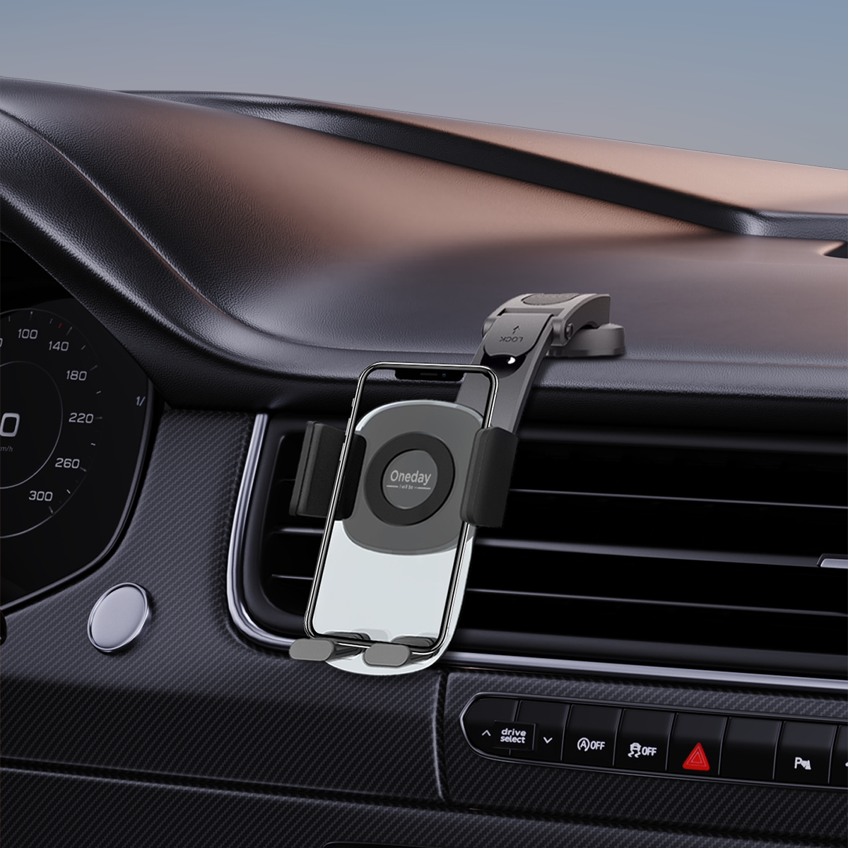 Hot sales Oneday NH06 Waterfall Suction car holder