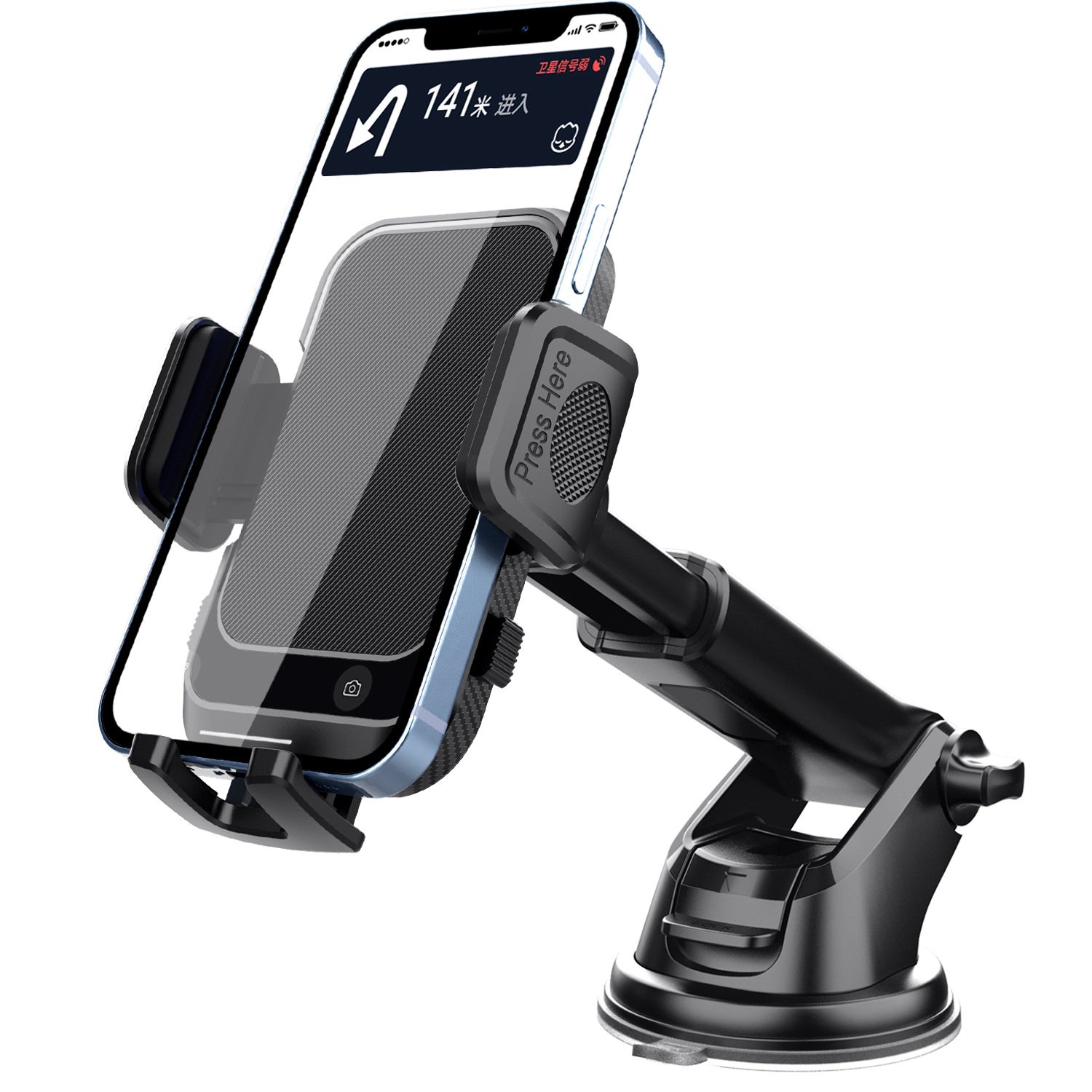Dashboard Car Mount 360 Rotation Cell Phone Holder Phone Car Holder Universal Windshield Mobile Phone Car Mount Holder