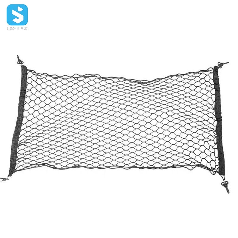 Universal Car Trunk Net Holder Storage Nylon Mesh Cargo Organizer Net Bag Mesh Luggage Net Holder Convenient Back Seat Organizer