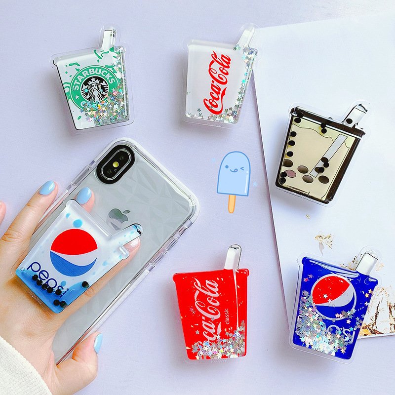 Mobile phone accessories as gifts luxury design phone holder Factory wholesale Custom logo Collapsible Grip stand Phone holder