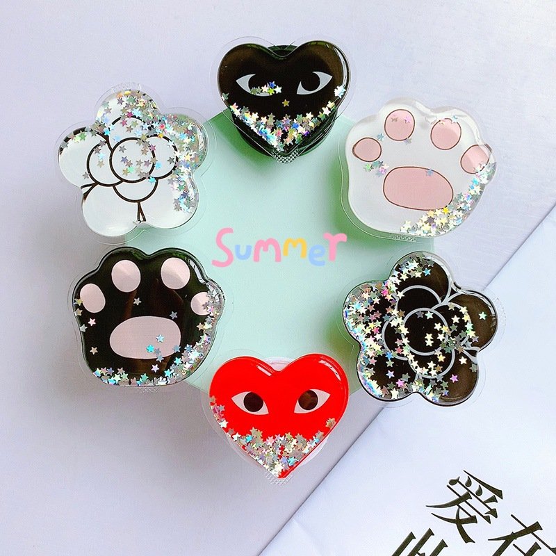 Mobile phone accessories as gifts luxury design phone holder Factory wholesale Custom logo Collapsible Grip stand Phone holder