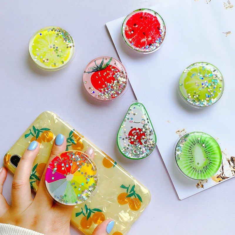 Mobile phone accessories as gifts luxury design phone holder Factory wholesale Custom logo Collapsible Grip stand Phone holder