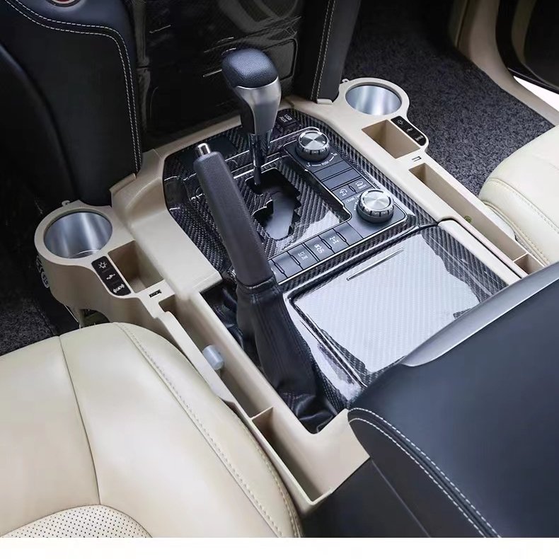 For Toyota Land Cruiser 200 LC200 FJ200 2008~2020 car multi-functional center console seat seam storage box cup holder