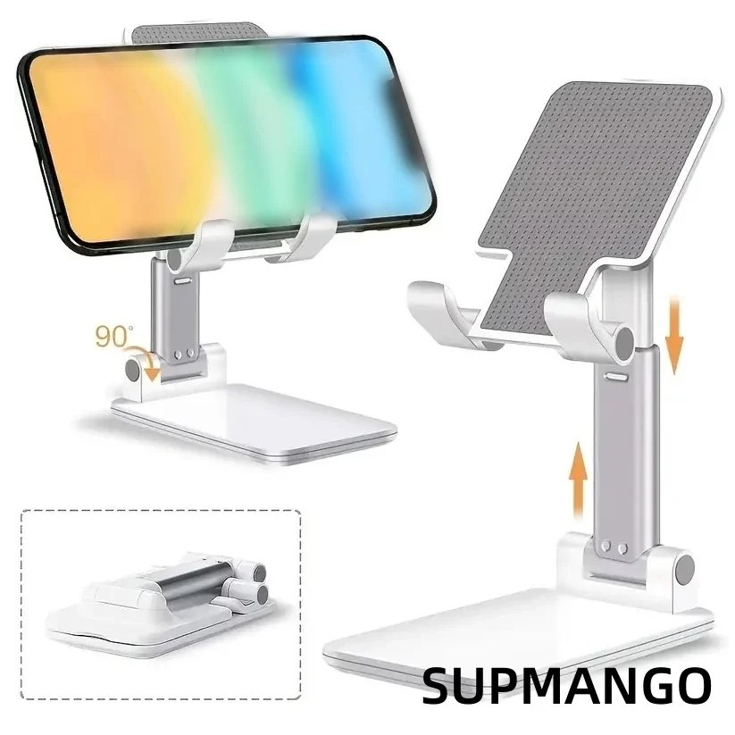 Foldable Mobile Phone Holder Stand Tablet Desk Mount Table Flexible Adjustable Desktop Live Lazy Bracket Support For All Phones
