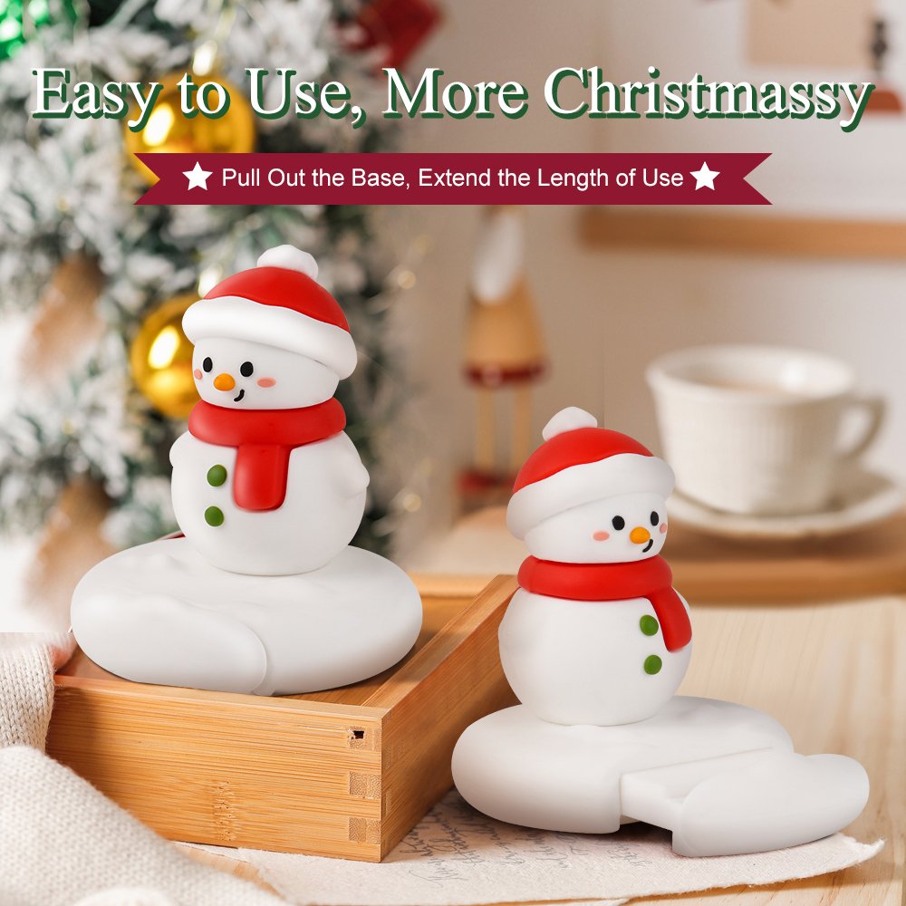 Best Kids Christmas Gift Phone Stand Cute Santa Claus Christmas Tree Elk Cartoon Phone Holder
