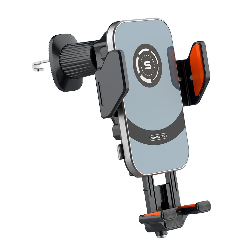 Smart sensor vehicle bracket 15W car wireless fast charging car holder for cellphone SMS-ZB42 high quality and secure