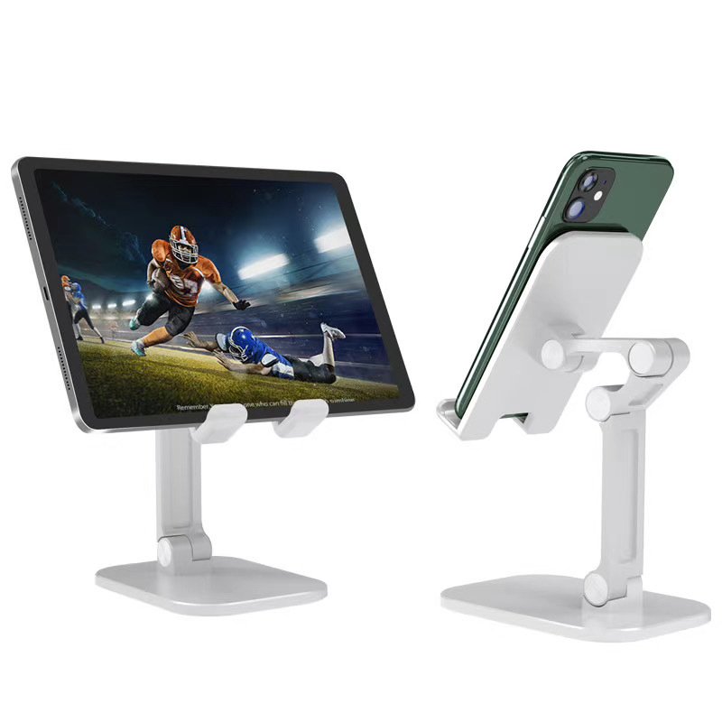 Eonline Universal Folding Desktop Phone Stand Adjustable Portable Universal Desktop Phone Tablet Holder Stand