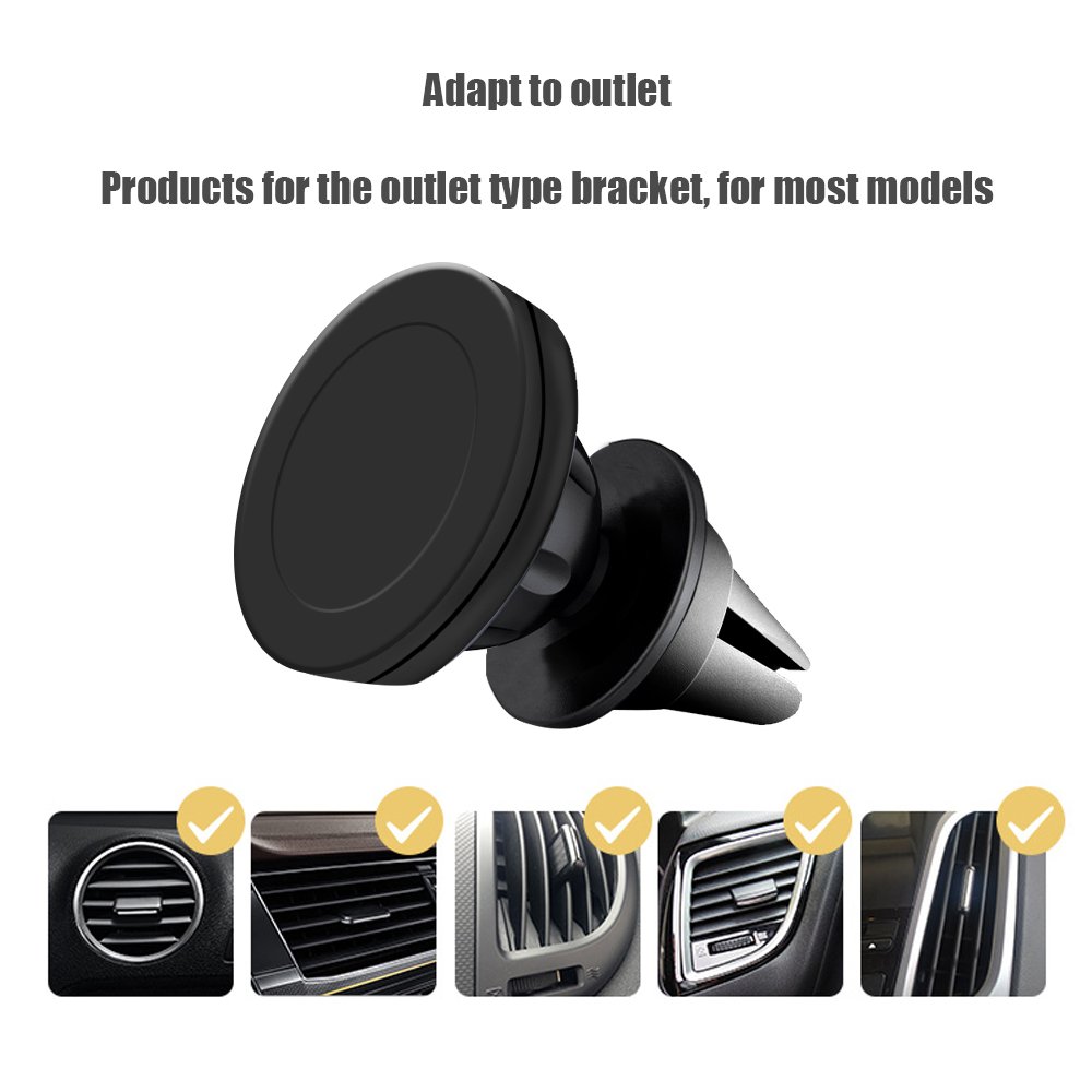 Metal Cell Mobile Phone Car Holder Wall Mount Support Magnet Tablet Auto Dashboard GPS Stand for Phone