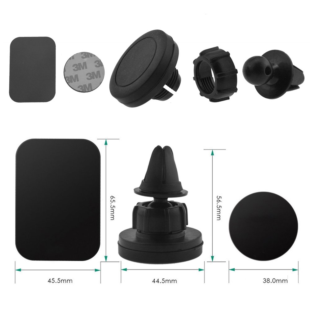 Metal Cell Mobile Phone Car Holder Wall Mount Support Magnet Tablet Auto Dashboard GPS Stand for Phone