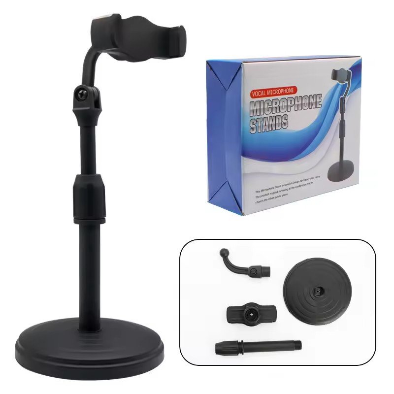 Foldable Tablet Phone Holder For Vlog Shooting Live Streaming Desktop Phone Lazy Stand Adjustable Desk Bracket Smartphone Stand