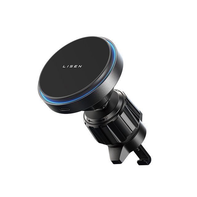 LISEN Car Mount Charger [20 Strongest Magnets] Hands Free 15W Wireless Car Charger Mount