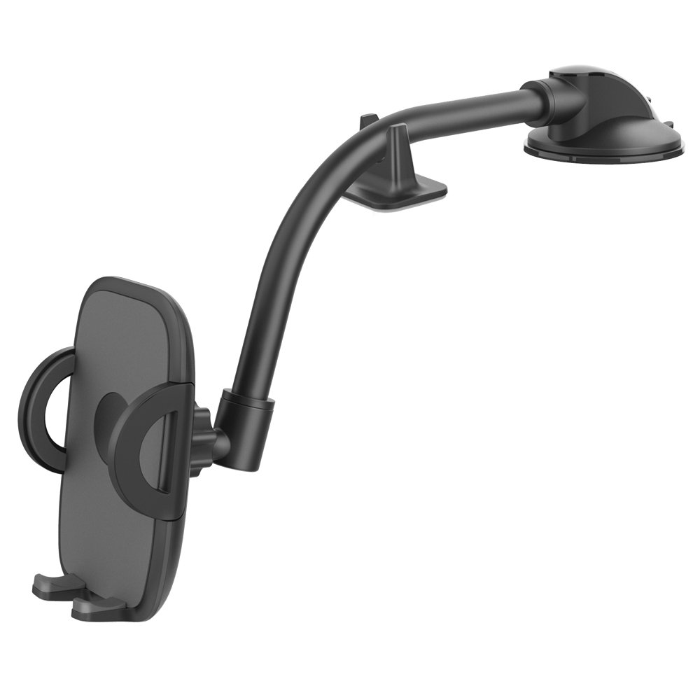 Strong Suction Cup Phone Holder for Dashboard Gooseneck Long Arm Magnetic Suction Phone Holder Unobstructed Vision Handyhalter