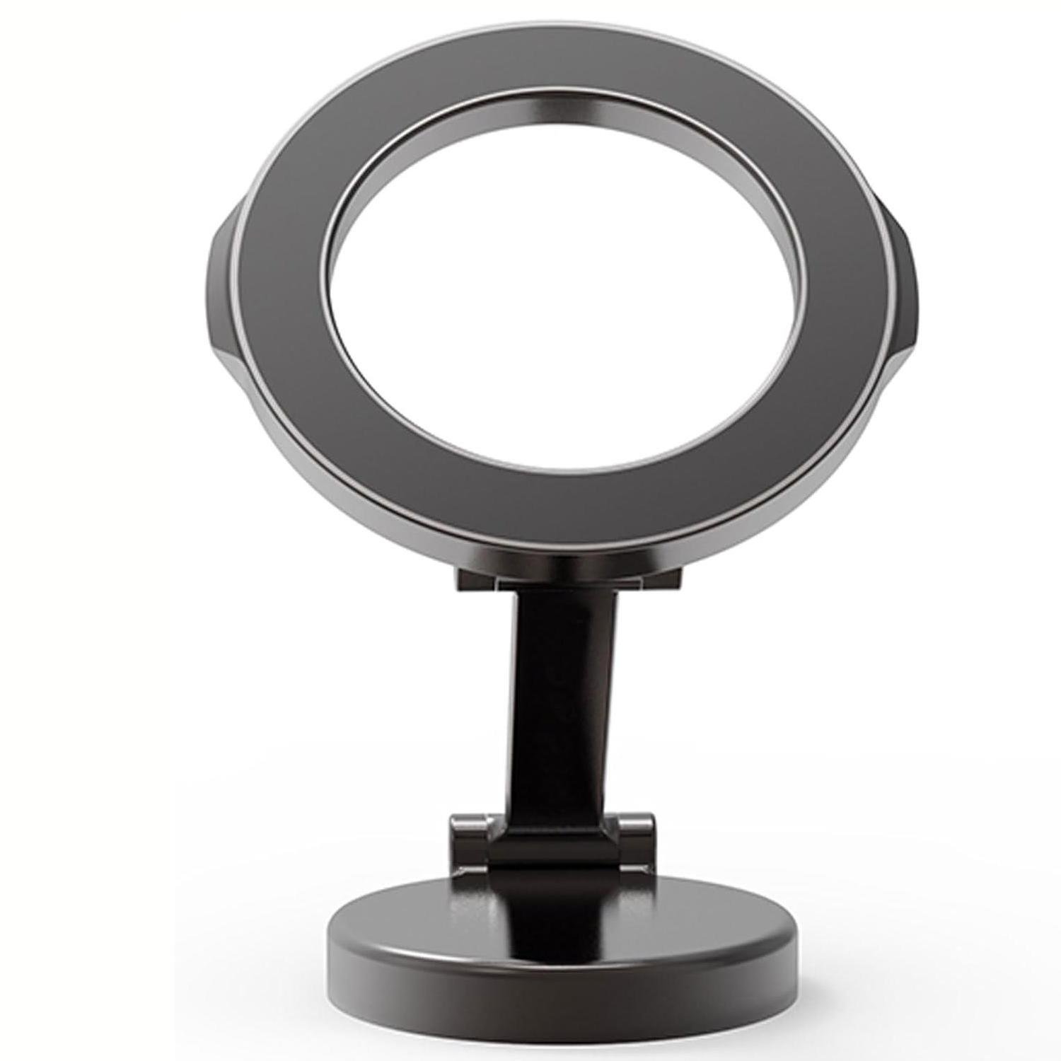 Zinc Alloy Folding Magnetic Car Compact Cell Phone Holder for Magnetic attraction 360° Adjustable Magnetic Car Mount for iPhone