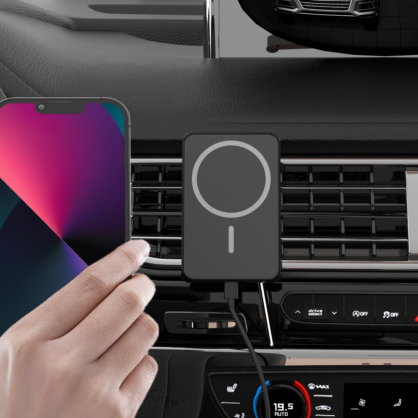 M11 Stong Magnetic Mobile Stand Cell Phone Holder for Car