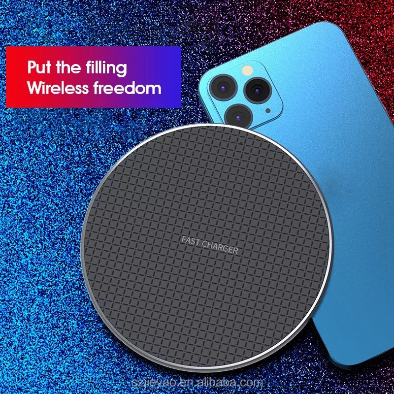 Southeast Asia Hot Selling Metal Case Universal 15w fast charging station wireless charger for cell phones