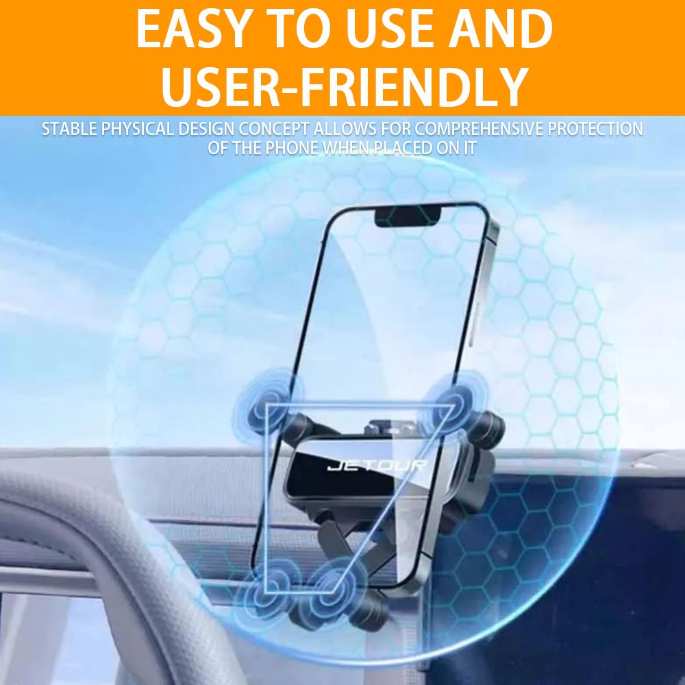 Car Invisible Telescopic Mobile Phone Mount Holder Phone Auto Air Vent Mount Holder For Chery Jetour Traveller T2