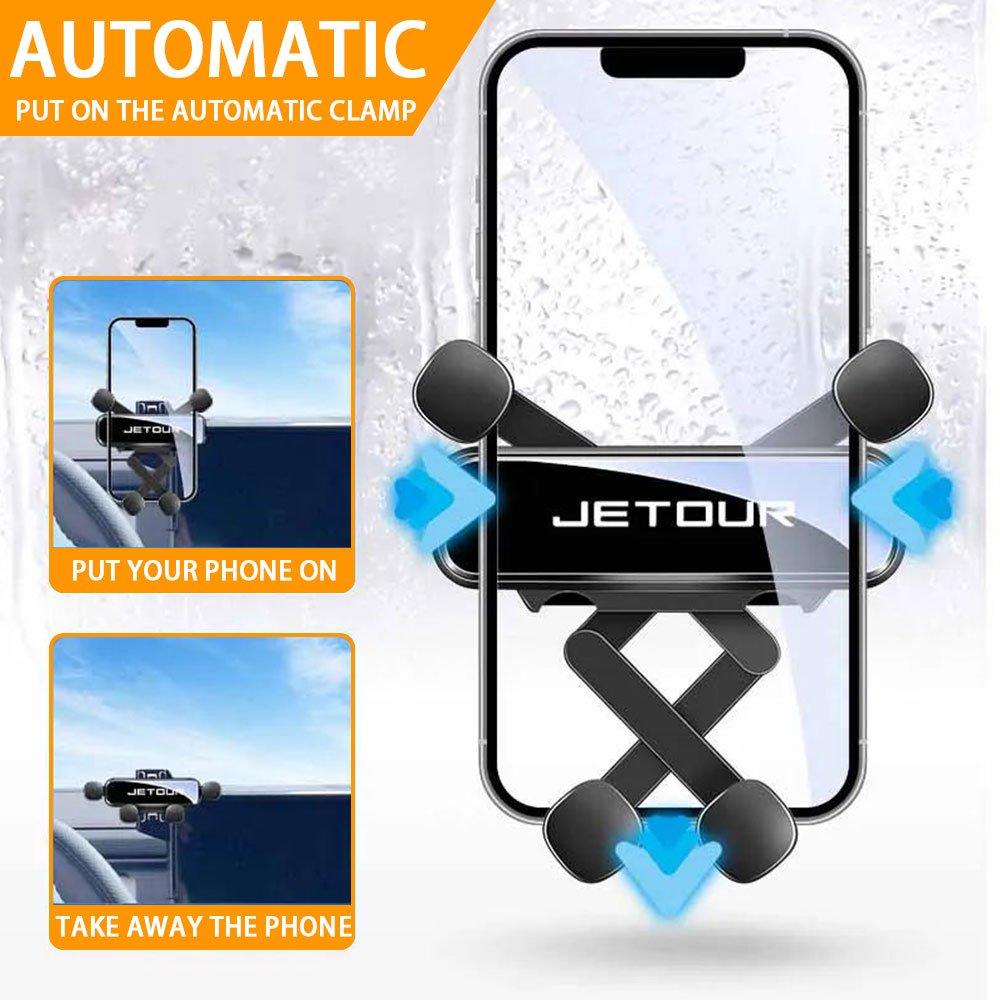 Car Invisible Telescopic Mobile Phone Mount Holder Phone Auto Air Vent Mount Holder For Chery Jetour Traveller T2