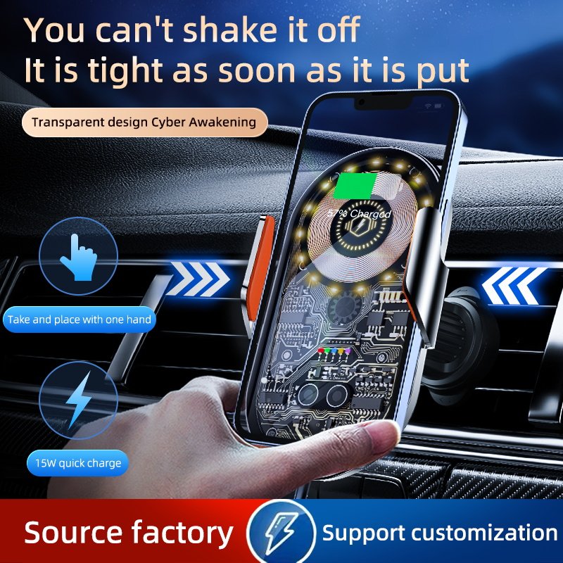 Car Wireless Charging Holder Universal Wireless Charger Phone Holder for Car vehicles