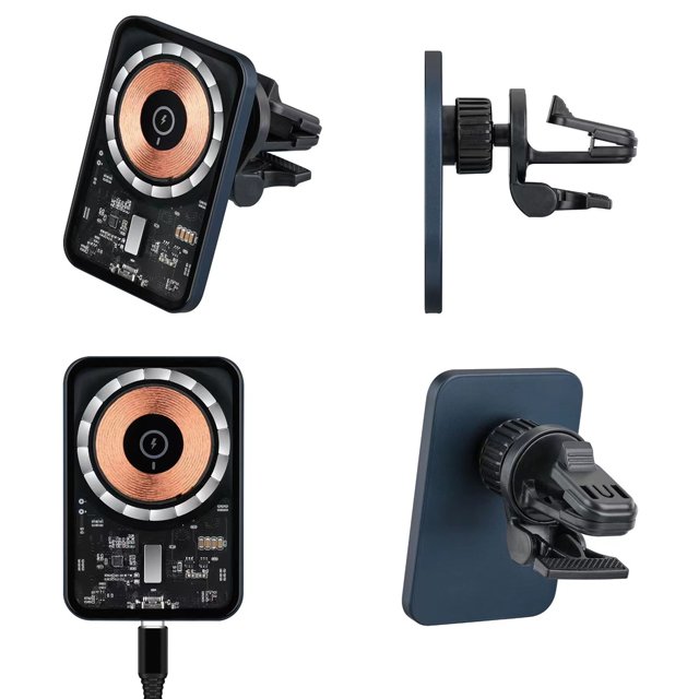 15w Wireless Charger Magnetic Phone Car Holder for Iphone 13/13pro/12/12pro Magnetic Wireless Charger Mobile Phone OEM TYPE-C