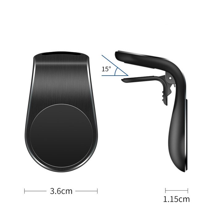 Factory Price L Type Car Telephone Holder Stand Air Vent Magnetic Car Phone Holder For Car