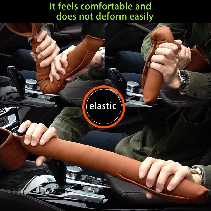 Multifunction Car Seat Gap Filler Pockets Leather Pad Phone Cards Holder Custom Logo Organizer