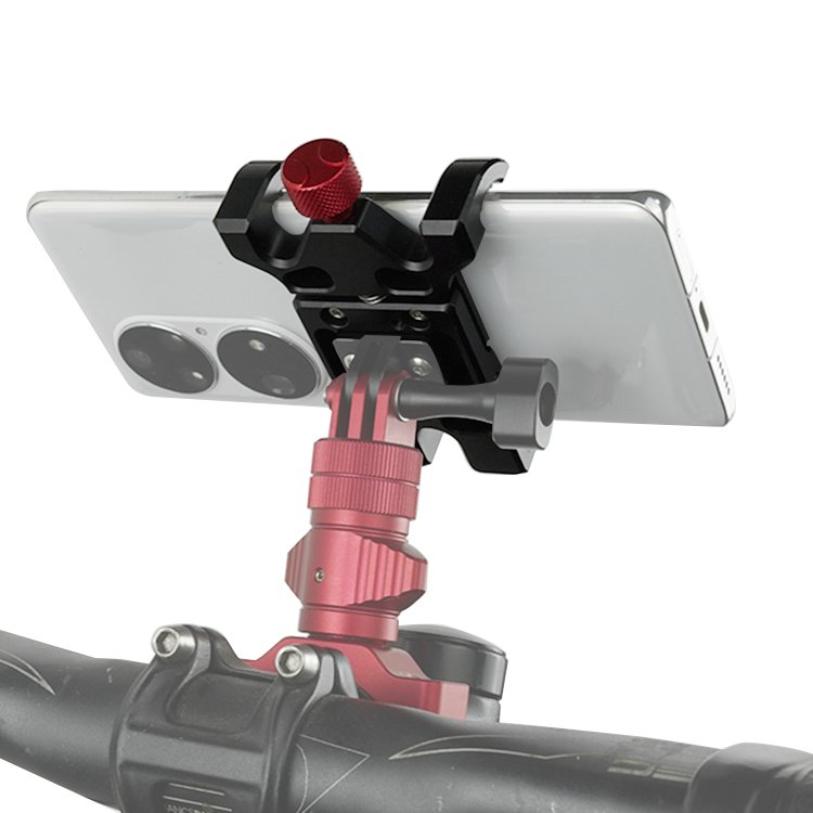 Aluminum Alloy Bicycle Motorcycle Phone Mount 360 Rotation Bike Phone Holder iPhone Pro Max Mini X 8 Plus; Camera Accessories