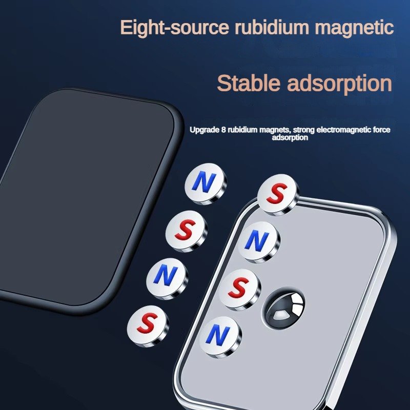Yipin 2024 New Arrivals 360 Rotation magnetic Phone car holder Mobile Stand Car Phone Holders For Car Mount